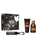 Dsquared2 Wood 3 Piece Gift Set Eau de Toilette 100ml - Shower Gel 100ml - Key