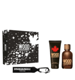 Dsquared2 Wood 3 Piece Gift Set Eau de Toilette 100ml - Shower Gel 100ml - Key