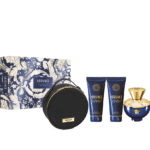 Versace Dylan Blue Pour Femme SET EDP 100ml, Sublime Body Lotion 100ml, Sublime Bath & Shower Gel 100ml, Versace Round Make Up Case
