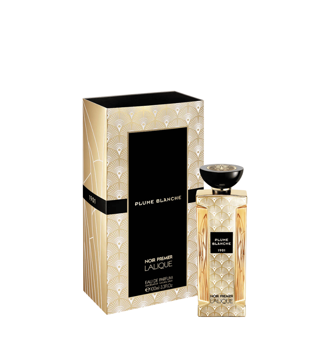 plume blanche Lalique Noir Premier Plume Blanche 1901 EDP 100ml - Slika 1