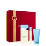 DOLCE & GABBANA LIGHT BLUE SET WOMAN  EDT 100ml + EDT 10ml + REFRESHING BODY CREAM 50ml
