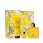 Versace Eros energy pour homme set - Perfumed bath and shower gel 150ml + EDP 5ml + EDP 100ml