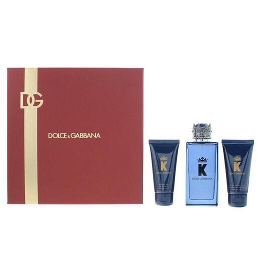 5 DOLCE & GABBANA K POUR HOMME (M) SET EDP 100 ml + AFTERSHAVE BALM 50 ml + SHOWER GEL 50 ml - Slika 1