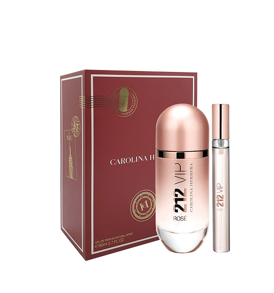 81 Carolina Herrera 212 VIP Rose (W) Set - EDP 80ml + EDP 10ml Travel Exclusive - Slika 1