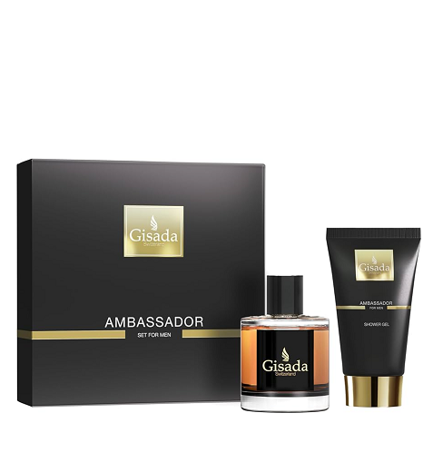 132 Gisada Ambassador (M) Set - Parfum 50ml, Shower Gel 100ml - Slika 1