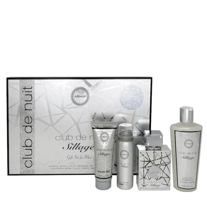 04 Armaf Club de Nuit Sillage (M) Set - EDP 105ml + BS 50ml + SG 100ml + Shampoo 250ml - Slika 1