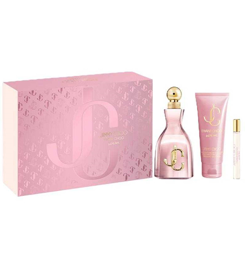 78 Jimmy Choo I Want Choo With Love Set - EDP 100ml, EDP 7,5ml, Body Lotion 100ml - Slika 1